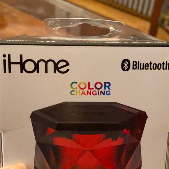 NIB iHome color rechargeable wireless speaker - Picture 3 of 7